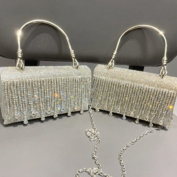 Shomico Rhinestone Designer Bag - Chic Party Star - Image 5