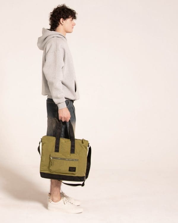 Zimego - Classic Zip Pocket Laptop Bag - Awesome - Image 10