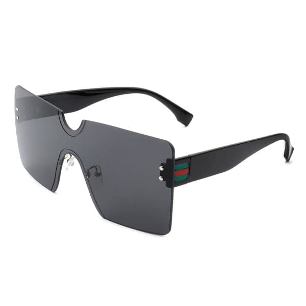 Cramilo Eyewear Yellowyx - Rimless Flat Top Sunglasses