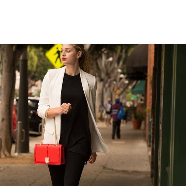 SUSU Josie Red Leather Crossbody Bag - Stylish Accessory - Image 5