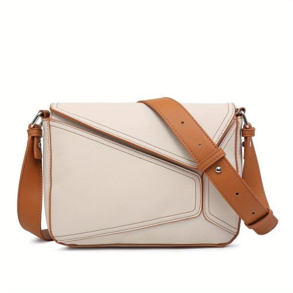Shomico Small Crossbody Bag with Patchwork Pattern - Image 8