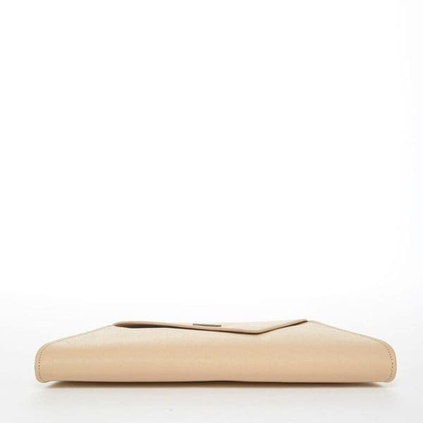 SUSU Angelica Nude Leather Clutch Bag - Fast Shipping - Image 5