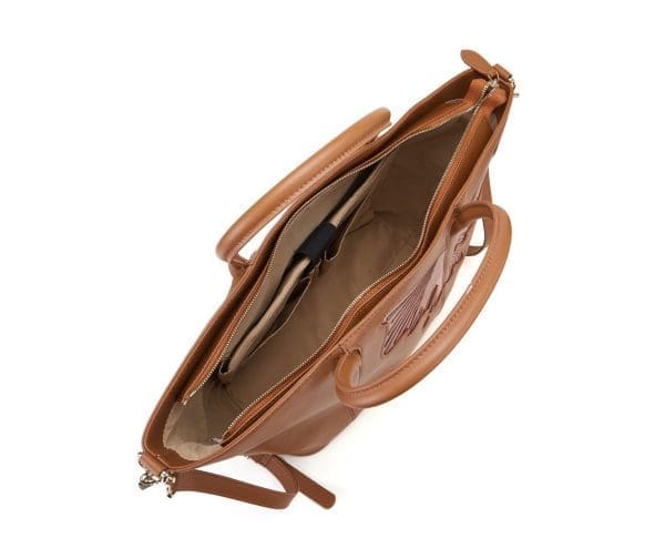 Bellorita - Butterfly Brown Top Handle Bag - Image 7