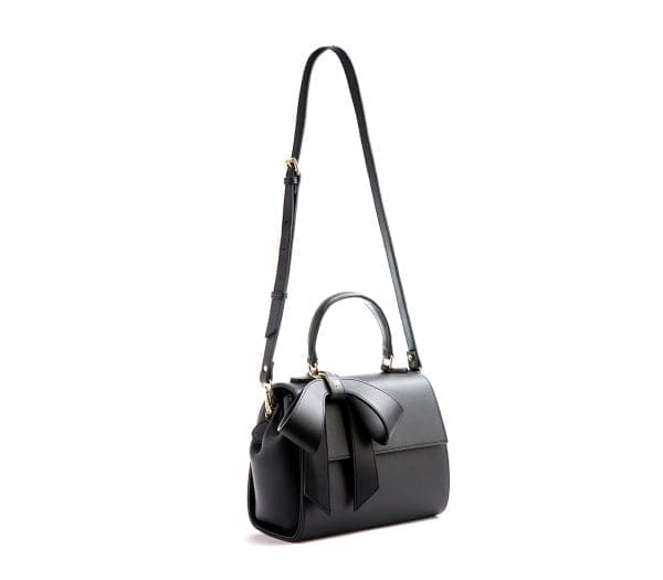 Gunas New York - Cottontail - Black Vegan Leather Bag - Image 4
