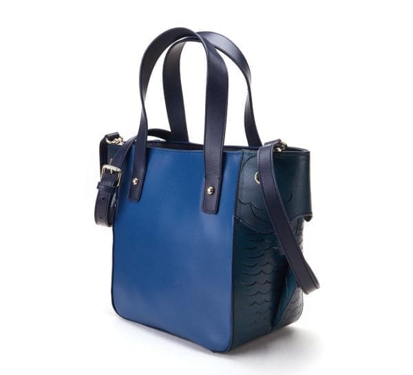 Bellorita - Carp Blue Top Handle Bag - Image 3