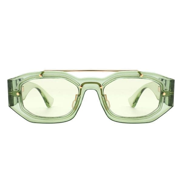 Cramilo Eyewear Xanadusk - Geometric Brow-Bar Sunglasses - Image 11
