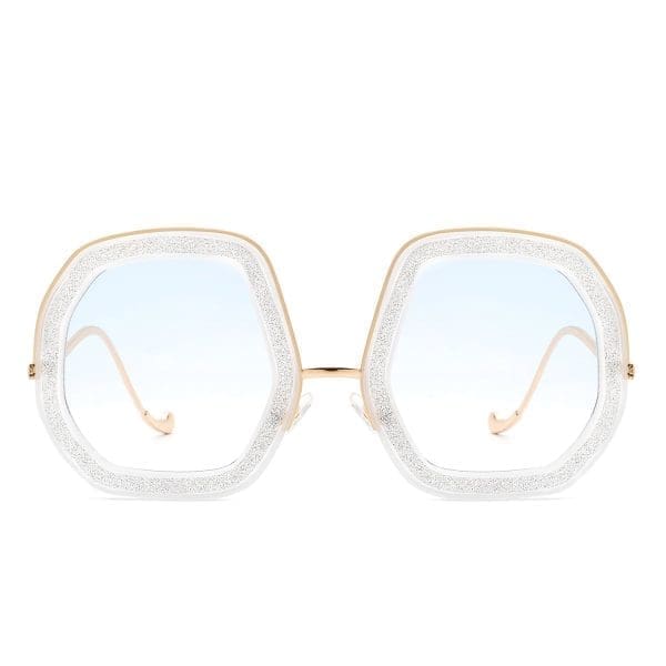 Cramilo Eyewear Xanadawn - Geometric Glitter Sunglasses - Image 11