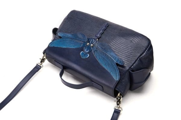 Bellorita - Dragonfly Blue Top-Handle Bag - Image 9