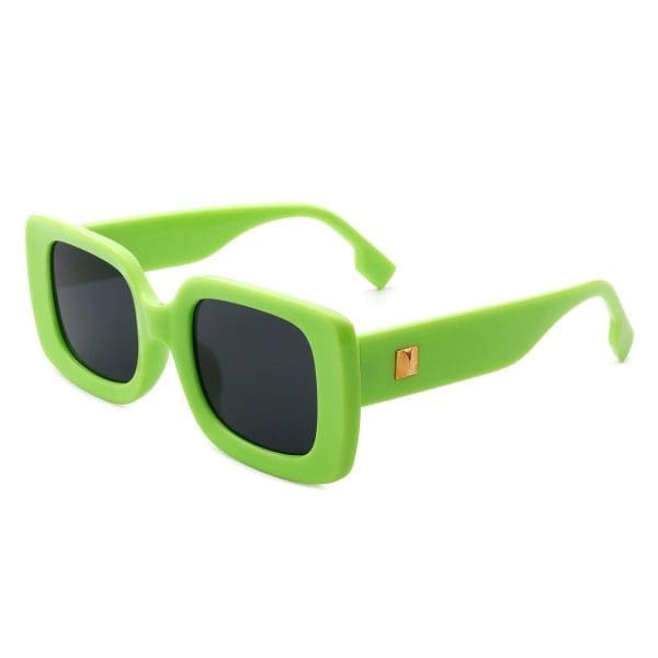 Cramilo Eyewear Jadestone - Retro Flat Top Sunglasses - Image 7