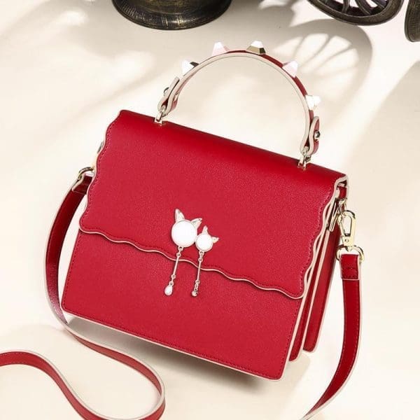 Shomico - Genuine Leather Crossbody Bag - Beautiful - Image 8