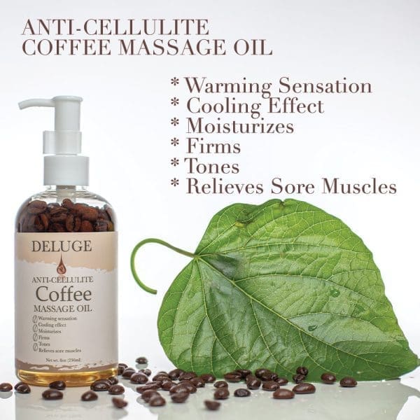 DELUGE Anti-Cellulite Coffee Massage Oil - Image 4