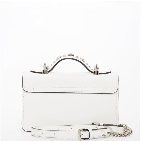 SUSU The Hollywood White Leather Crossbody Bag - Image 3