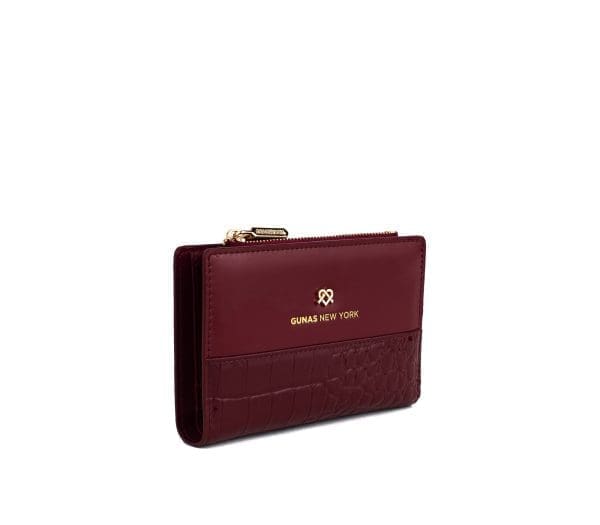 Gunas New York - Madison - Cherry Vegan Leather Wallet - Image 2