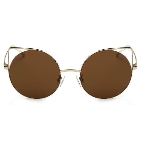 Cramilo Eyewear Dublin - Mirrored Cat Eye Sunglasses - Image 2