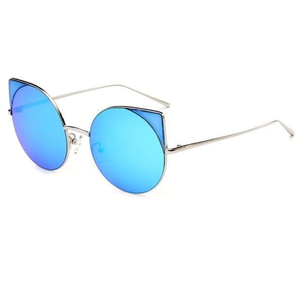 Cramilo Eyewear Dublin - Mirrored Cat Eye Sunglasses - Image 11