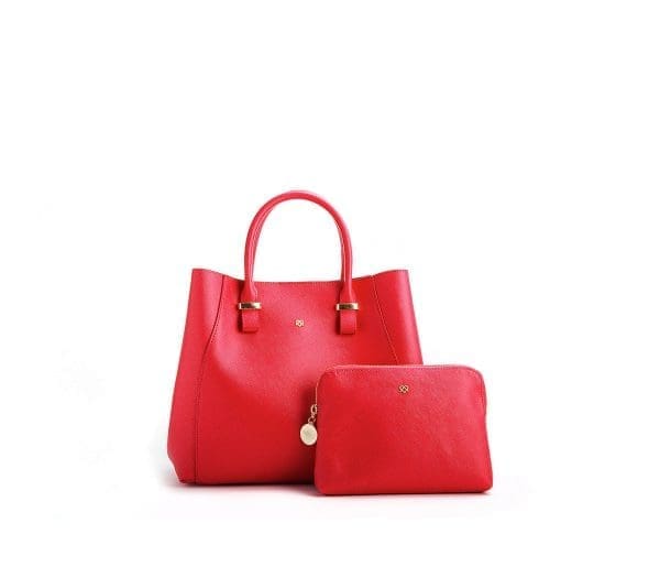 Gunas New York - Jane - Red Vegan Leather Satchel