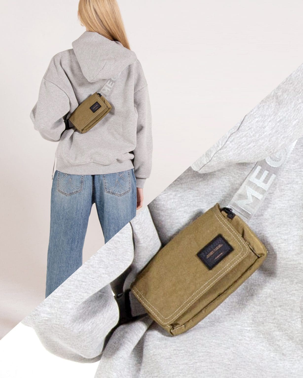 Zimego Sunset Stitch Point Mini Fanny Pack 6