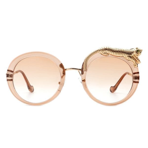 Cramilo Eyewear Yellowze - Oversize Round Sunglasses - Image 6