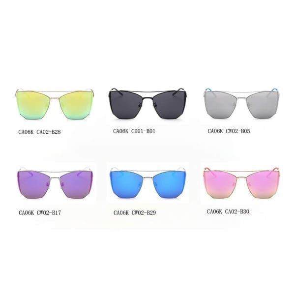 Cramilo Eyewear Dorset - Polygon Cat Eye Sunglasses - Image 14