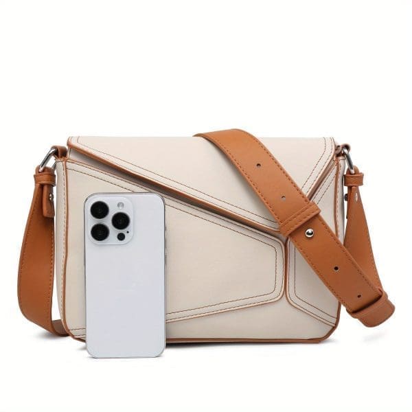 Shomico Small Crossbody Bag with Patchwork Pattern - Image 6