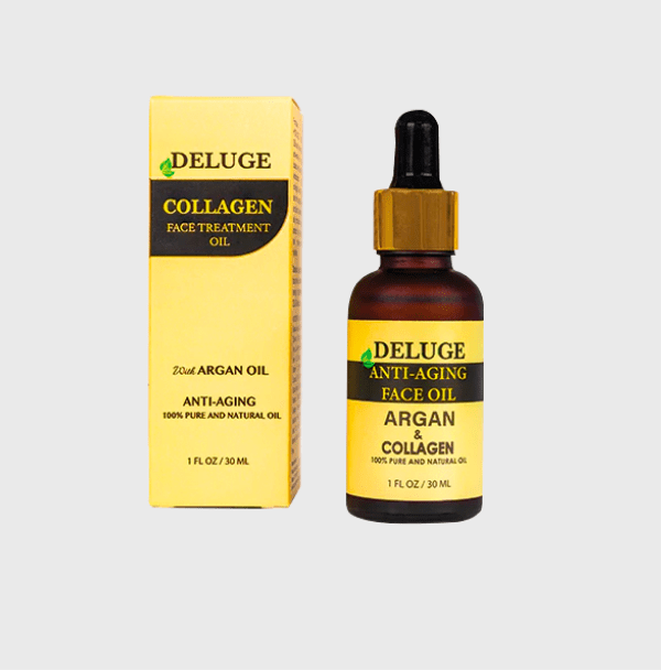 DELUGE Anti Aging Face Treatment Oil With Collagen