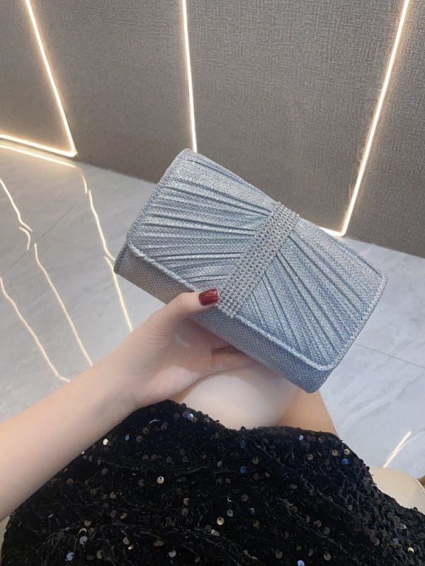 Shomico - Textured Diamond Evening Bag - Gorgeous - Image 3