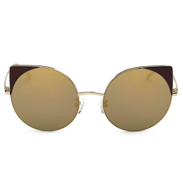 Cramilo Eyewear Dublin - Mirrored Cat Eye Sunglasses - Image 4