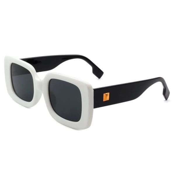 Cramilo Eyewear Jadestone - Retro Flat Top Sunglasses - Image 11