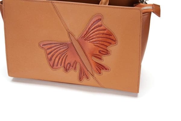 Bellorita - Butterfly Brown Crossbody Bag - Image 4