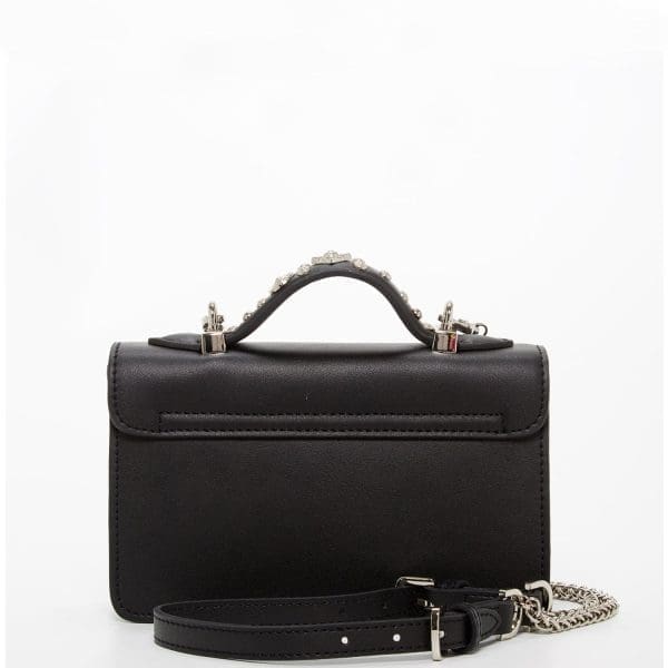 SUSU The Hollywood Black Leather Crossbody Bag - Studded - Image 4