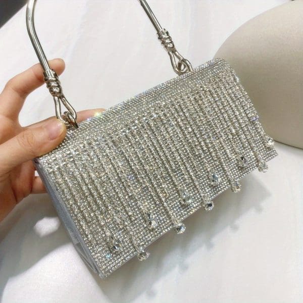 Shomico Rhinestone Designer Bag - Chic Party Star - Image 7