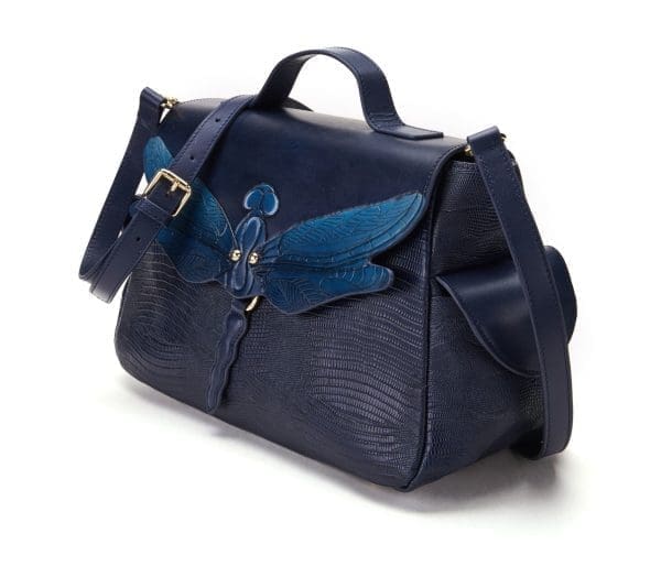 Bellorita - Dragonfly Blue Top-Handle Bag - Image 3