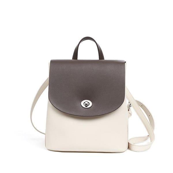 Shomico Medium Size Backpack - Genuine Leather - Image 4