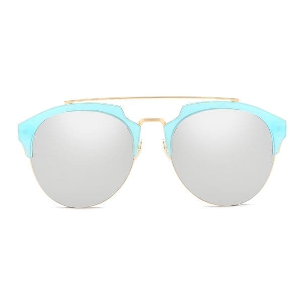 Cramilo Eyewear Corolla - Mirrored Horned Sunglasses - Image 15