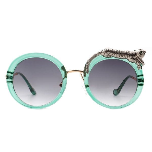 Cramilo Eyewear Yellowze - Oversize Round Sunglasses - Image 2
