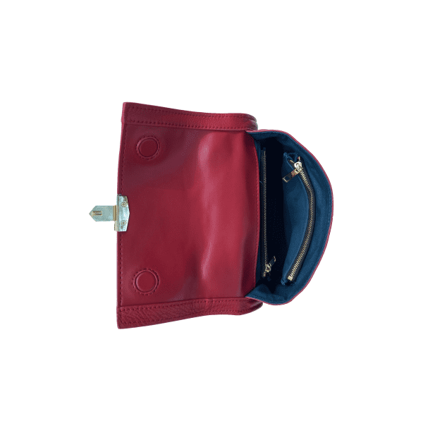SUSU Linda Red Leather Backpack - Exceptional Designed - Image 6