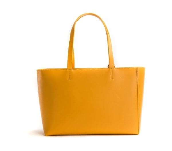 Gunas New York - Tippi - Mustard Vegan Tote Bag - Image 4