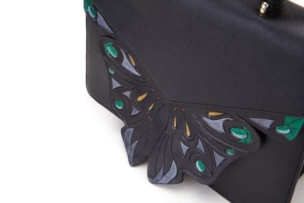 Bellorita - Wings Black Shoulder Bag - Image 4