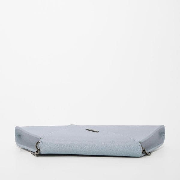 SUSU Angelica Faded Denim Leather Clutch Bag - Image 4