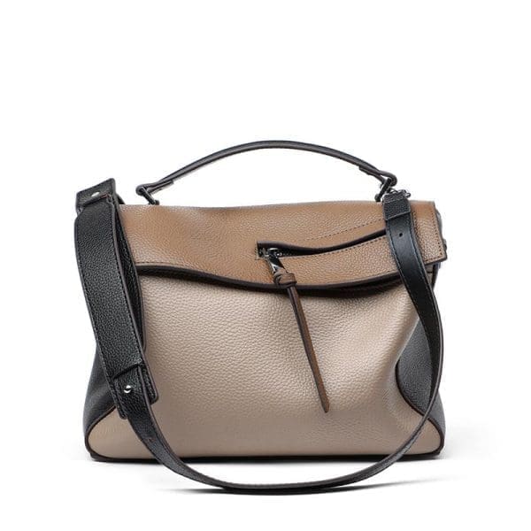 Shomico Genuine Leather Shoulder Bag - 2 Colors