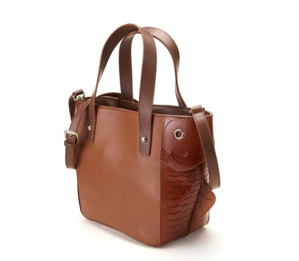 Bellorita - Carp Brown Top Handle Bag - Image 3