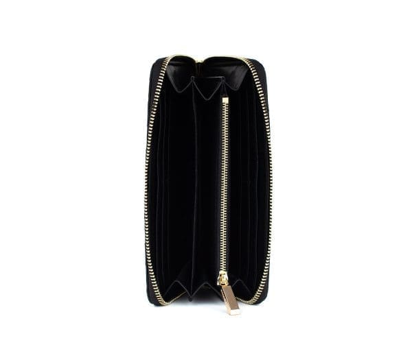 Gunas New York - Uptown Quilted - Black Zipper Wallet - Image 3