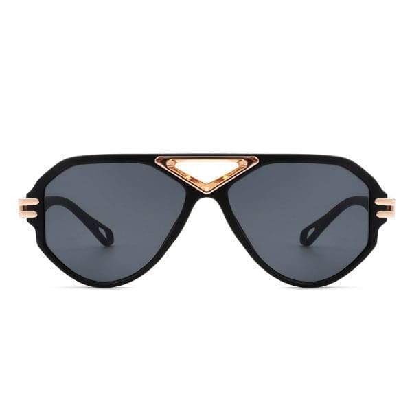 Cramilo Eyewear Unityth - Geometric Round Aviator Sunglasses - Image 2