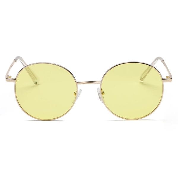 Cramilo Eyewear Geneva - Retro Oval Circle Sunglasses - Image 8