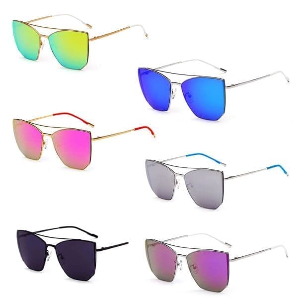 Cramilo Eyewear Dorset - Polygon Cat Eye Sunglasses - Image 13