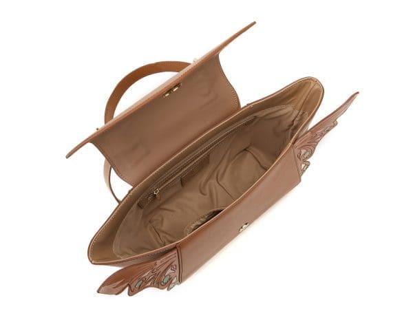 Bellorita - Wings Brown Shoulder Bag - Image 8