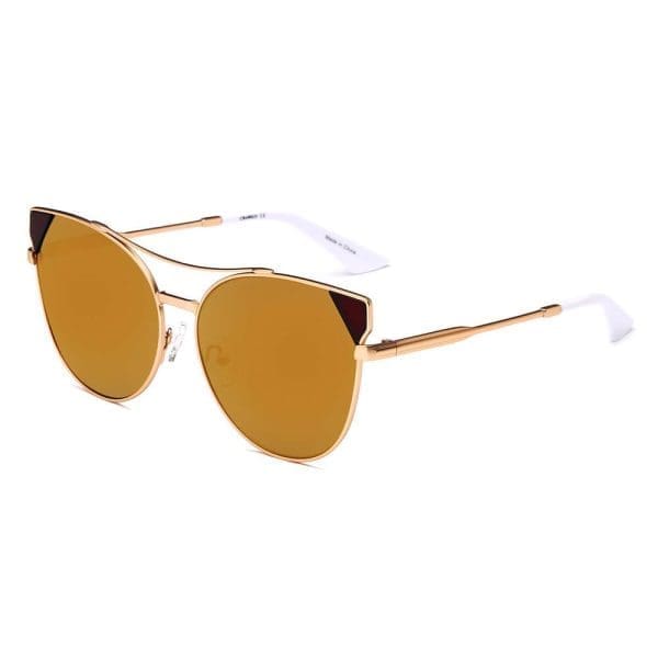 Cramilo Eyewear Aspen - Trendy Mirrored Cat Eye Sunglasses - Image 4