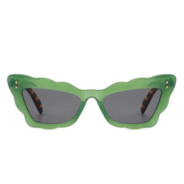 Cramilo Eyewear Radiance - Wavy Butterfly Cat Eye Sunglasses - Image 7