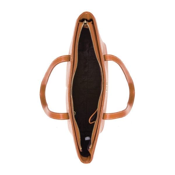 SUSU Brown Leather Shoulder Bag - Free & Fast Shipping - Image 4