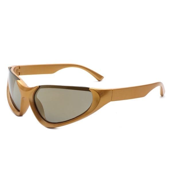 Cramilo Eyewear Dazzling - Retro Rectangle Wrap Around Sunglasses - Image 6